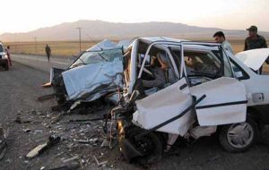 تصادف در آزادراه خرم آباد – بروجرد ۲ کشته بر جا گذاشت