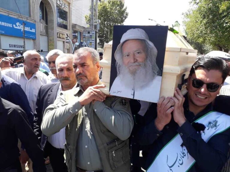 پیکر پدر طبیعت ایران تشییع شد