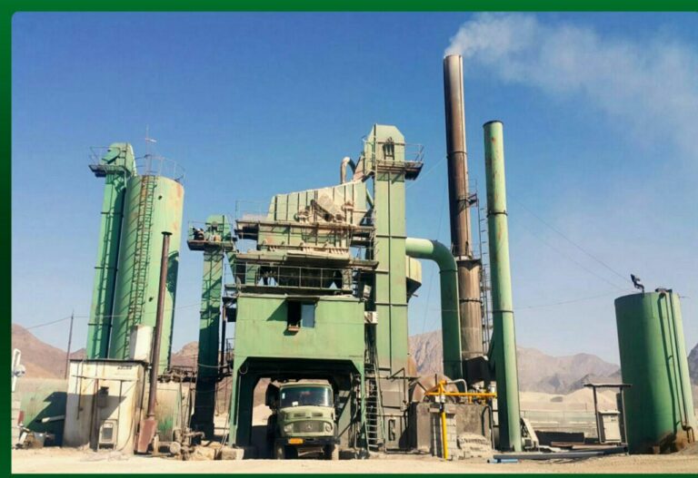 گازسوز شدن کارخانه آسفالت شهرداری