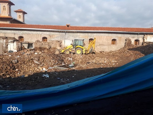 مدرسه‌ میراثی امامیه ساری تخریب شد