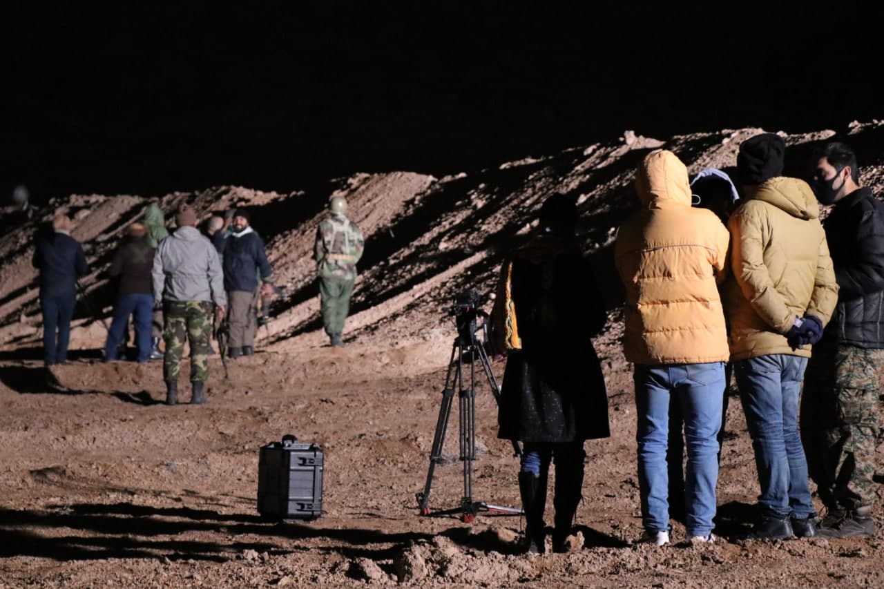 بازدید از مراحل ساخت فیلم کوتاه حافظ در سمنان