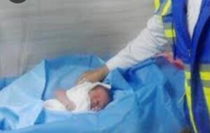 نوزاد ملایری در آمبولانس اورژانس متولد شد